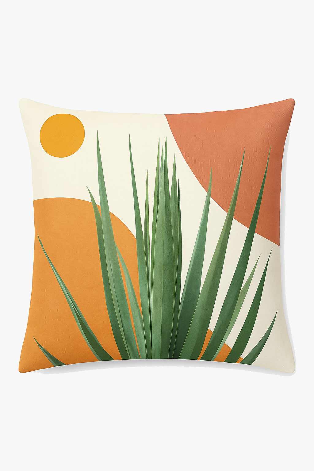 housse de coussin abstraite art plant 45x45 cm