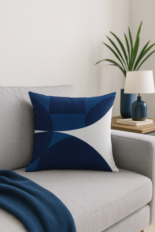 housse de coussin abstraite nordique pour salon moderne