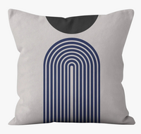 housse de coussin abstraite pour décoration intérieure et extérieure
