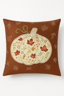 housse de coussin automnal motif love and home décoratif