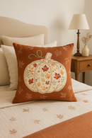 housse de coussin automnal motif love and home décoratif