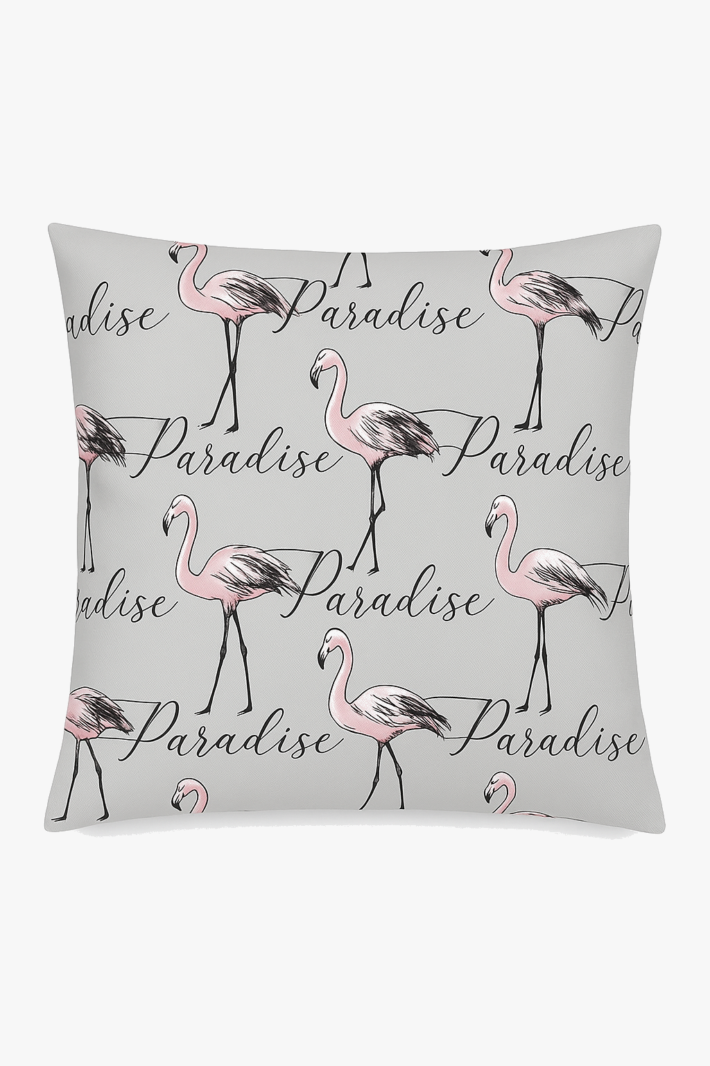 housse de coussin carrée motif flamant rose décoratif pour intérieur