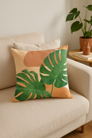 housse de coussin carrée art plant 45 cm x 45 cm