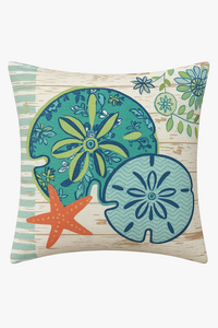 housse de coussin décorative tortue marine motif animal