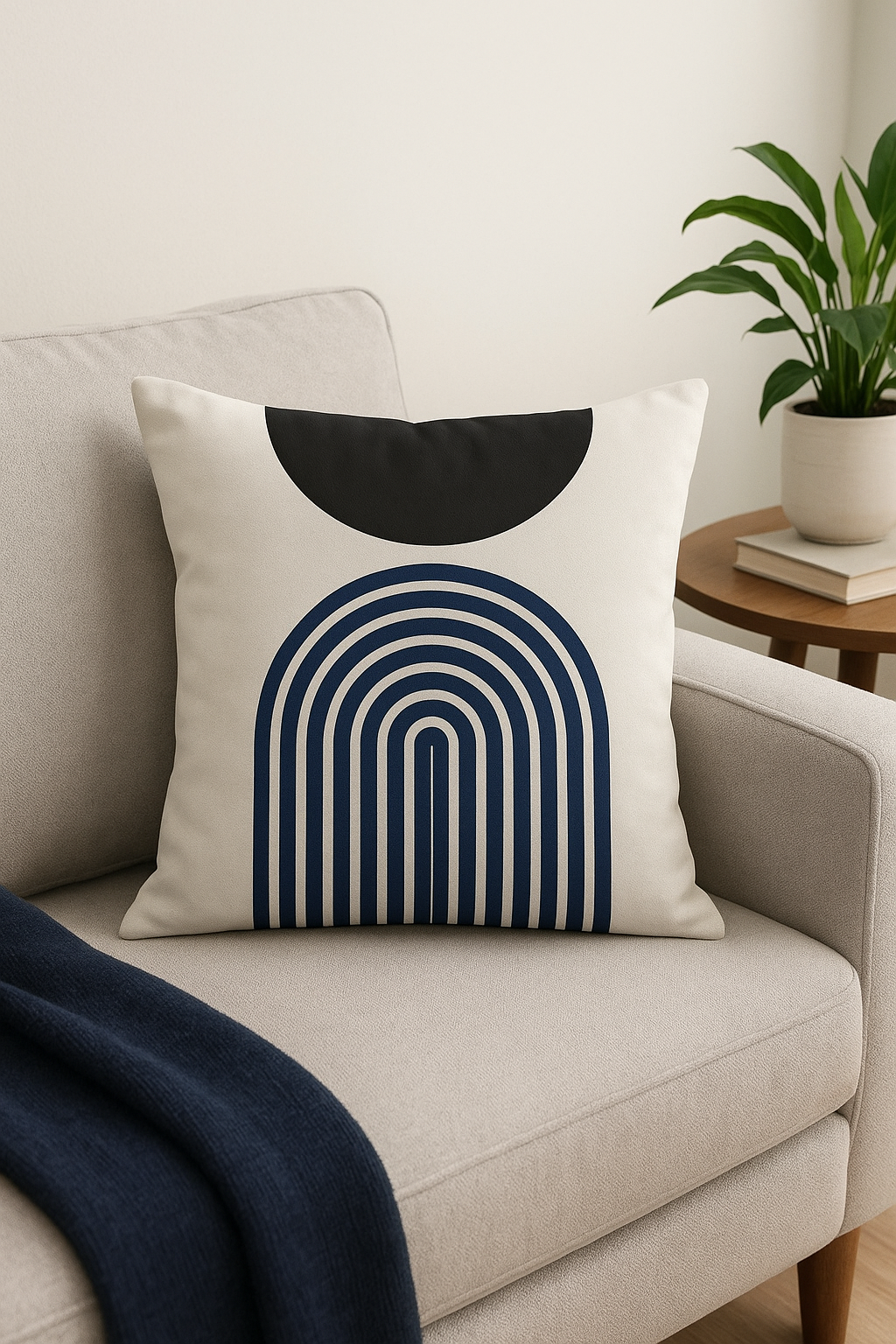 housse de coussin décorative abstraite pour la maison et le bureau - vue 3 sur 2