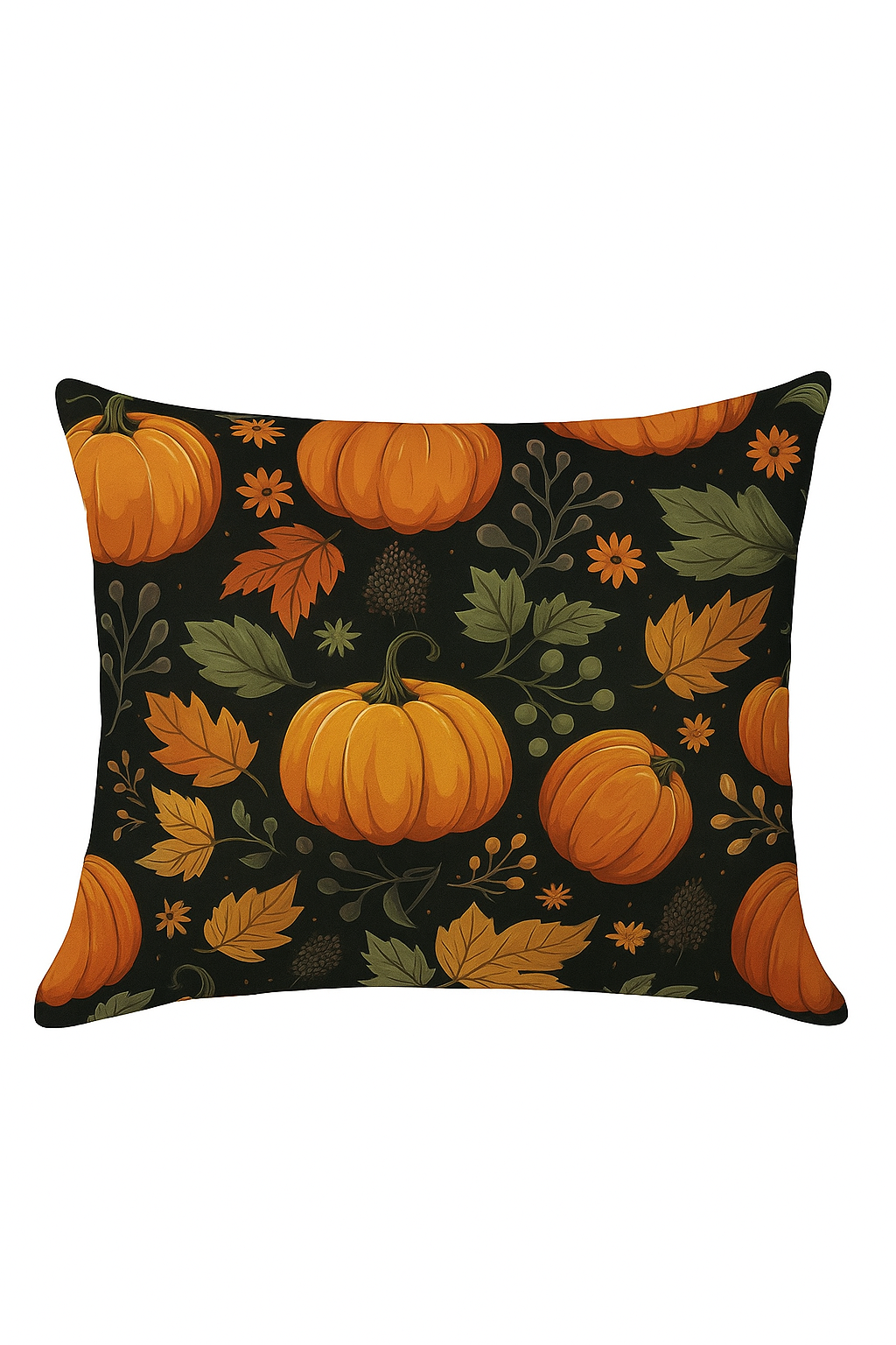 housse de coussin décorative automne citrouilles pour canapé chambre voiture