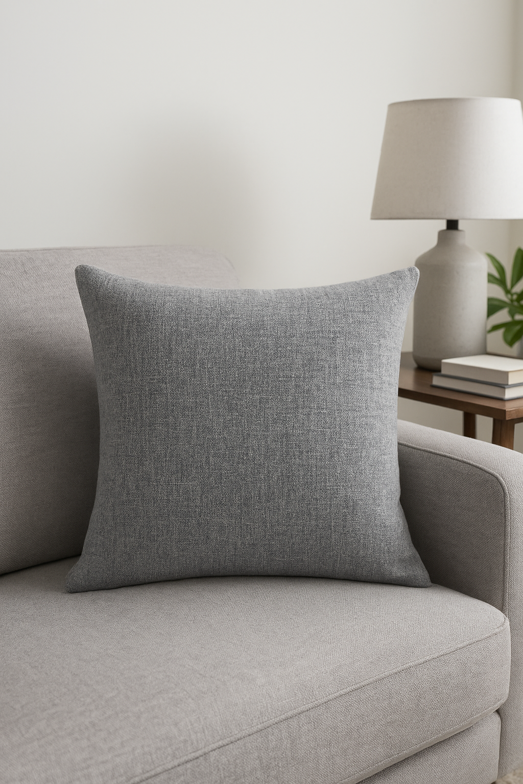 housse de coussin en lin épais personnalisée pour décoration intérieure - vue 3 sur 2