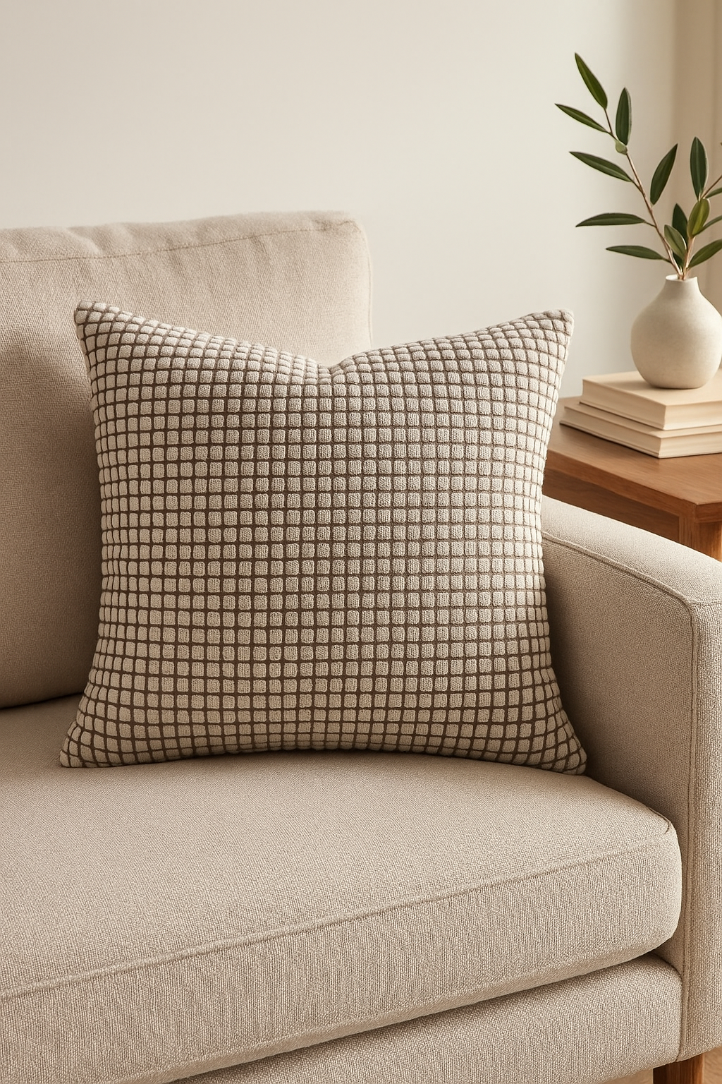 housse de coussin en velours côtelé pour canapé lit décoration intérieure