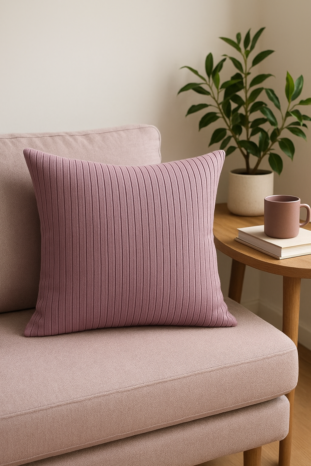 housse de coussin en velours côtelé rayé 45 50 60 cm décor classique