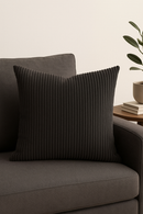 housse de coussin en velours côtelé rayé classique et simple