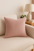housse de coussin en velours côtelé rayé plusieurs tailles disponibles