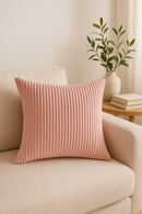 housse de coussin en velours côtelé rayé plusieurs tailles disponibles