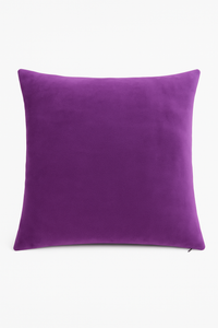 housse de coussin en velours polyester ultra doux 25 couleurs disponible