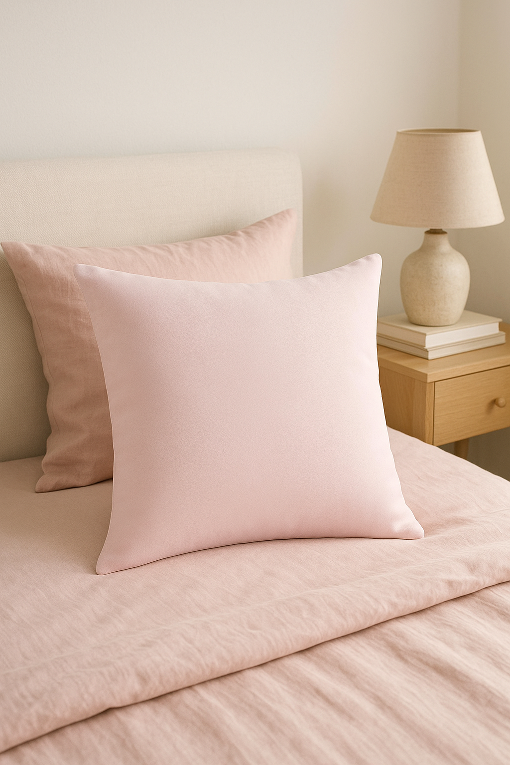 housse de coussin en velours polyester ultra doux personnalisable - vue 3 sur 2