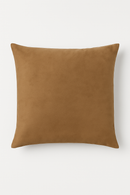 housse de coussin en velours sur mesure couleur unie 40 à 60 cm