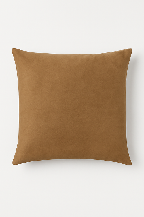 housse de coussin en velours sur mesure couleur unie 40 à 60 cm