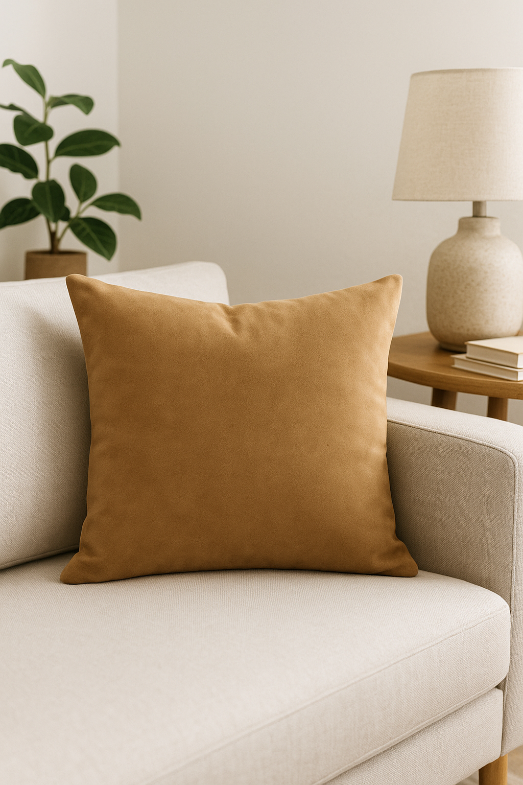 housse de coussin en velours sur mesure couleur unie 40 à 60 cm - vue 3 sur 2