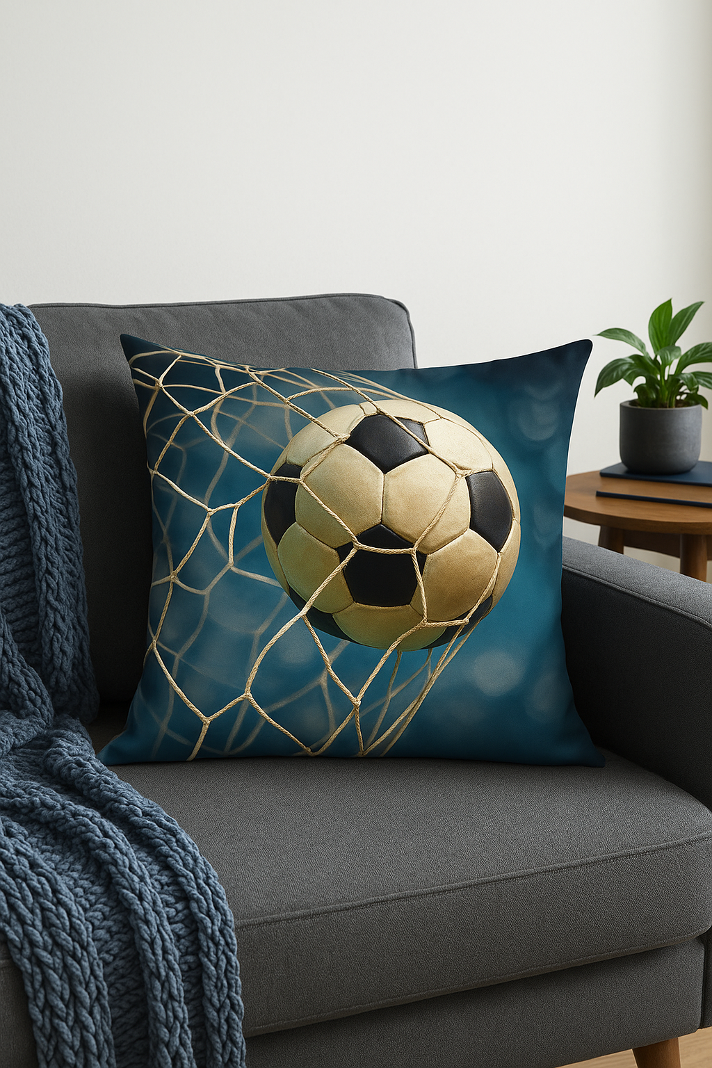 housse de coussin football pour décoration intérieure élégante - vue 3 sur 2