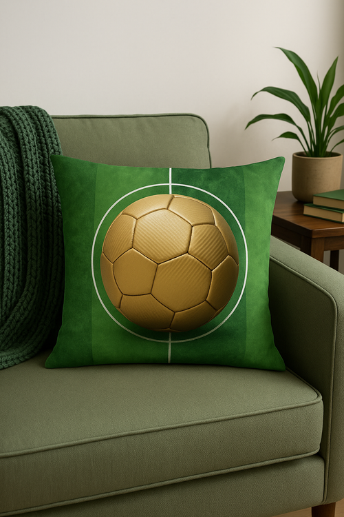 housse de coussin football pour passionnés de sport