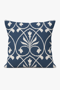 housse de coussin géométrique bleu marine style nordique élégant