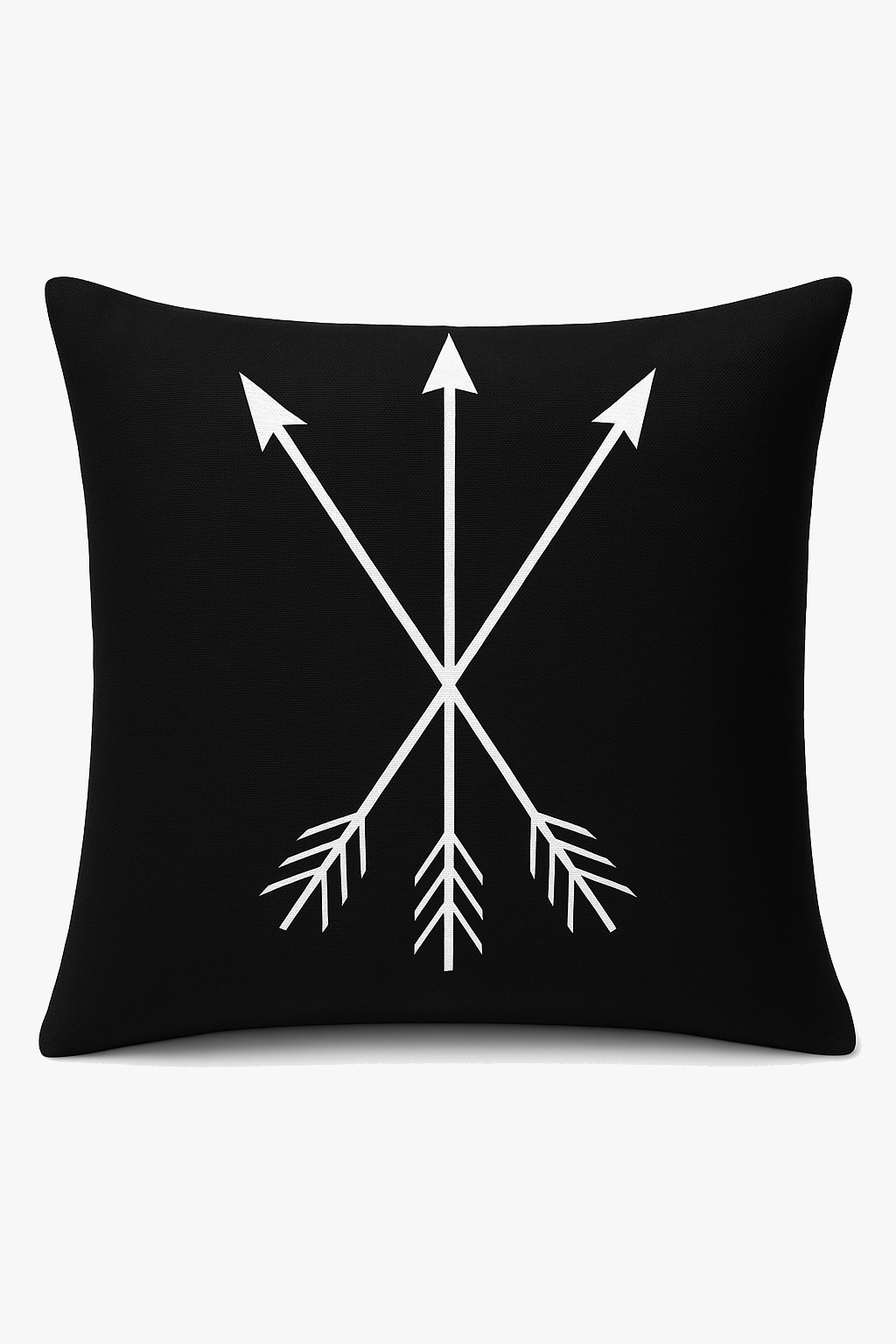 housse de coussin géométrique noir et blanc design moderne