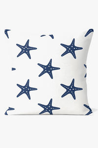 housse de coussin géométrique nordique bleu marine élégante moderne
