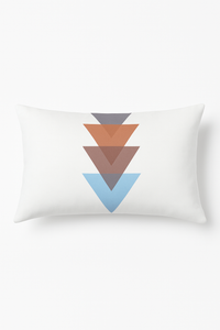housse de coussin géométrique nordique colorée 30 x 50 cm