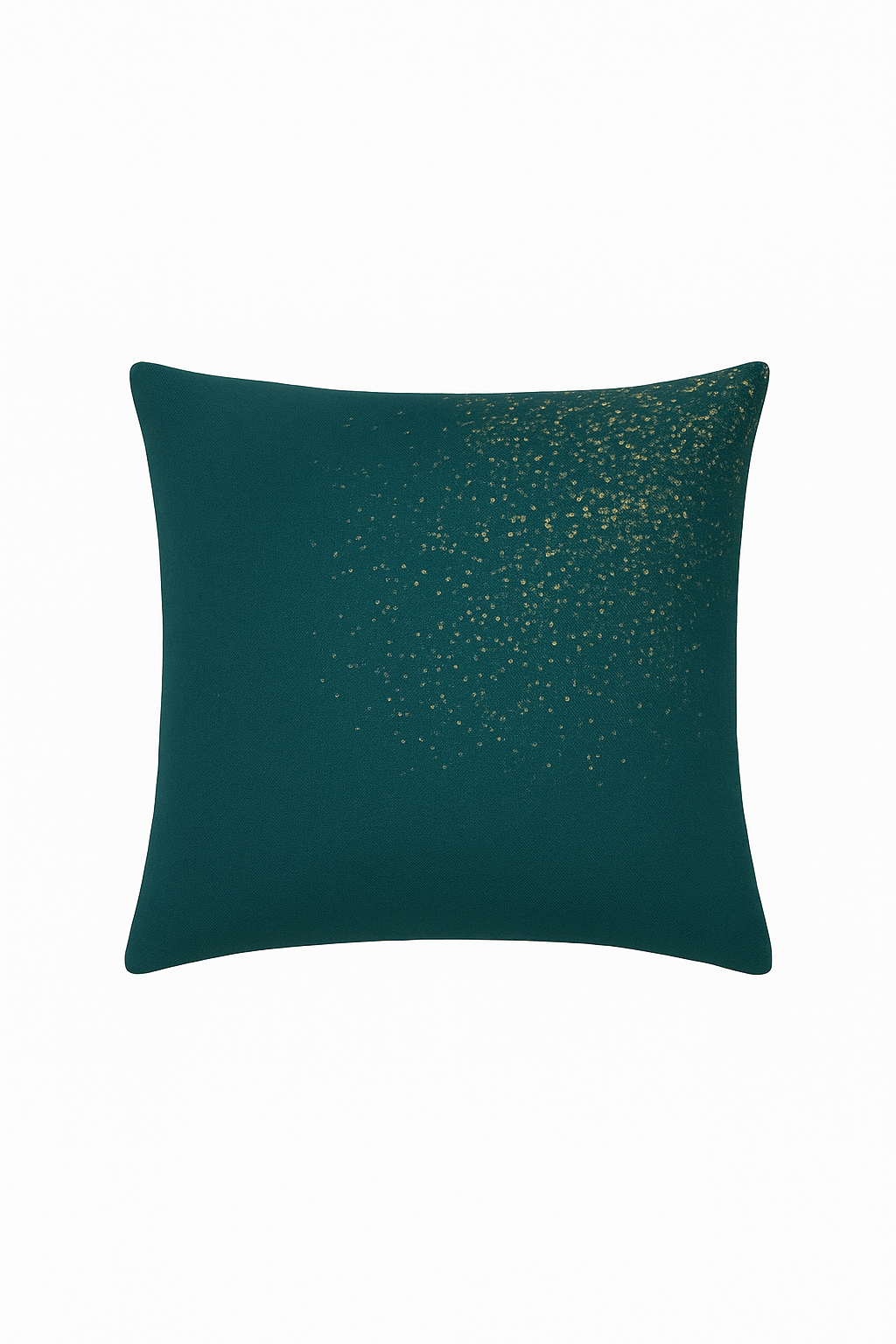 housse de coussin géométrique style ethnique or clair