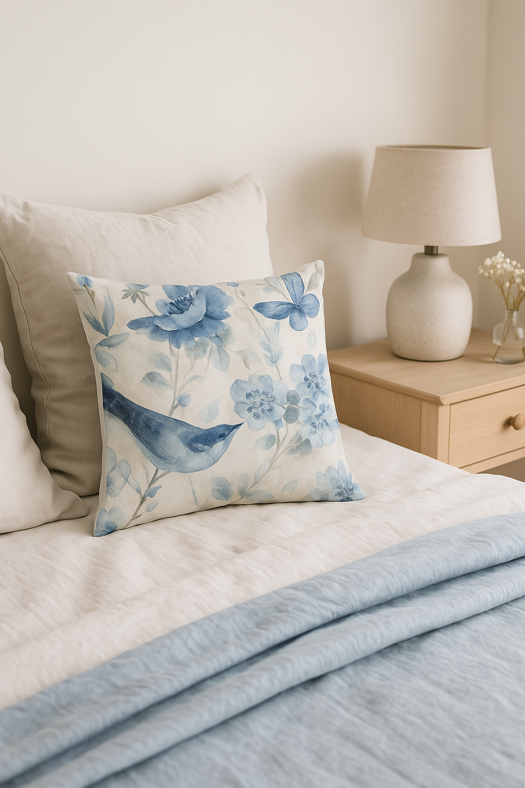 housse de coussin ginkgo feuilles motif floral pour salon chambre - vue 3 sur 2