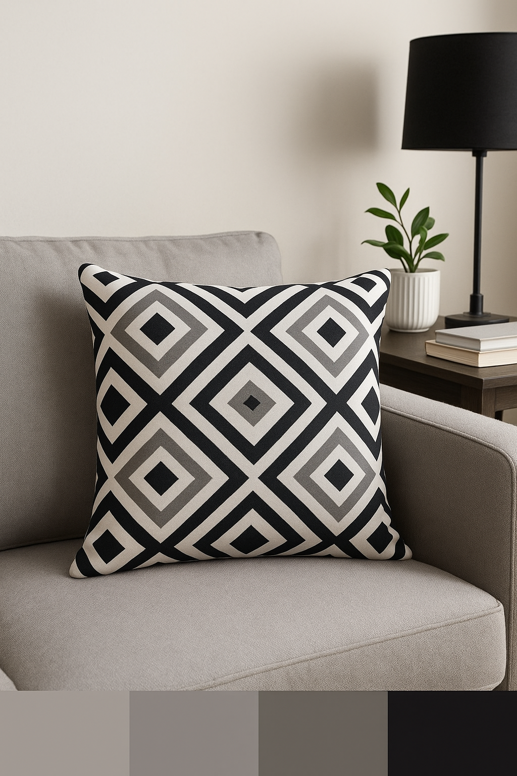 housse de coussin imperméable imprimée pour jardin et décoration extérieure - vue 3 sur 2