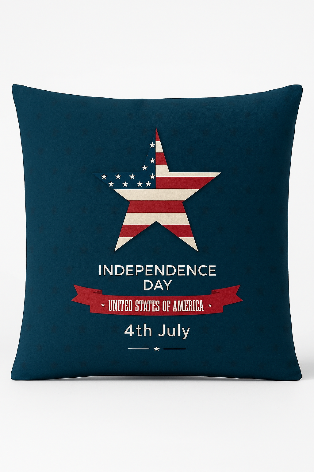 housse de coussin imprimée love usa pour le jour de l'indépendance