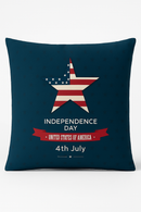 housse de coussin imprimée love usa pour le jour de l'indépendance