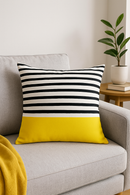 housse de coussin jaune motif tournesol créatif 45x45 cm