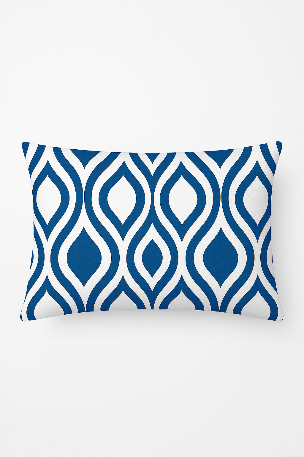 housse de coussin motif animaux marins bleus 30 x 50 cm