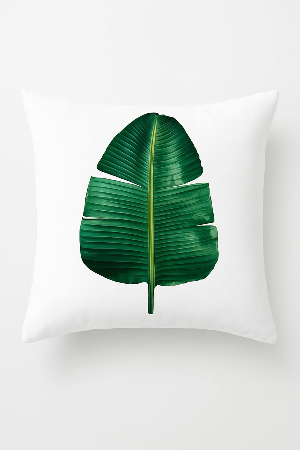 housse de coussin motif cactus monstera et plantes tropicales
