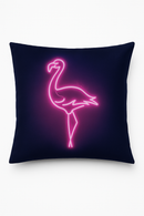 housse de coussin motif flamant rose pour décoration élégante