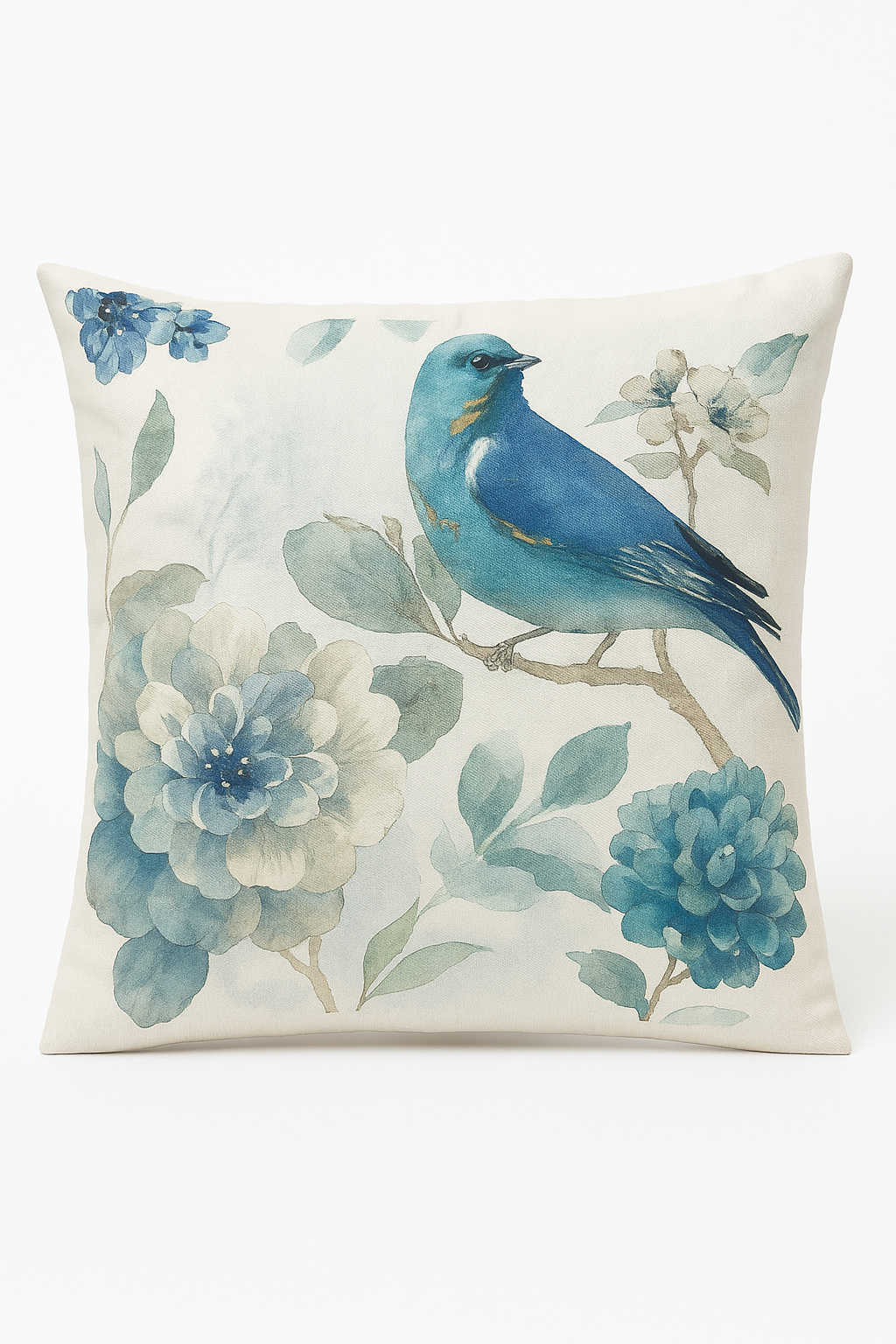 housse de coussin motif floral ginkgo pour canapé et lit