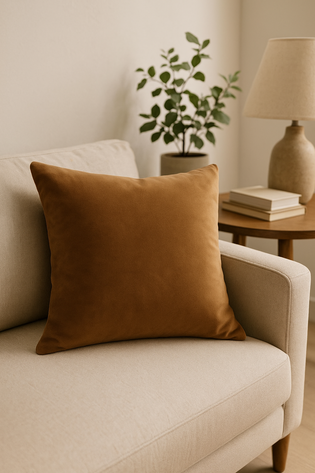 housse de coussin personnalisée en peluche douce minimaliste 40 à 70 cm - vue 3 sur 2