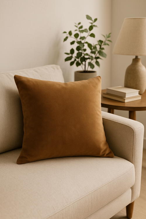 housse de coussin personnalisée en peluche douce minimaliste 40 à 70 cm