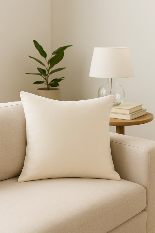 housse de coussin personnalisée en peluche ultra douce minimaliste - vue 2 sur 2