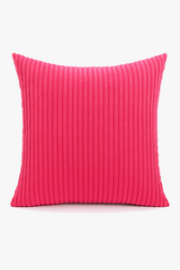 housse de coussin rayée en velours côtelé personnalisée grande taille