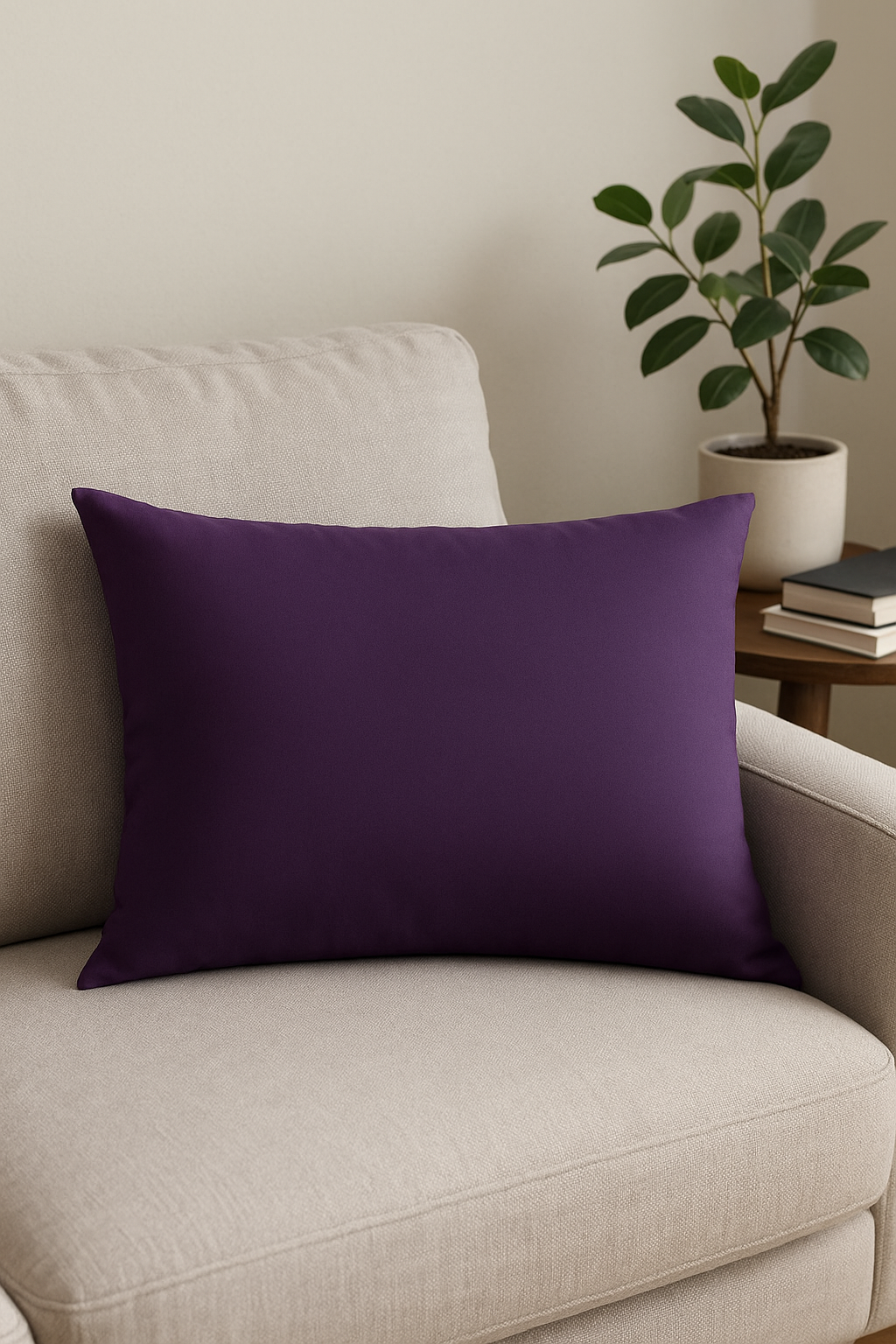 housse de coussin rayée en sergé de coton 48x74 50x70 50x152 cm - vue 3 sur 2