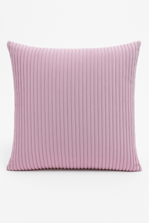 housse de coussin rayée en velours côtelé personnalisable 65x65 70x70 cm