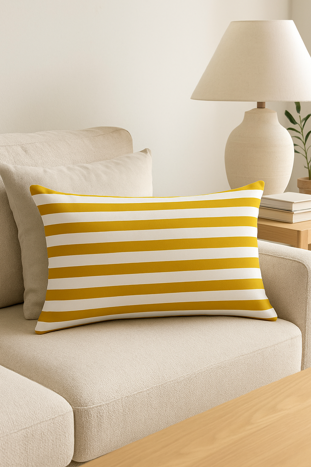 housse de coussin rectangulaire à motif géométrique coloré 30 x 50 cm - vue 3 sur 2
