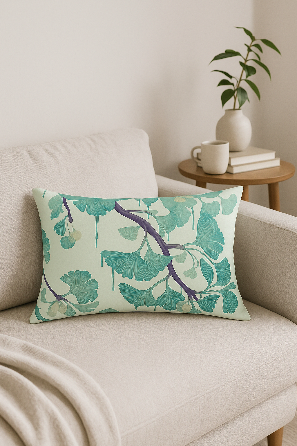 housse de coussin rectangulaire imprimée fleurs tropicales 30 x 50 cm