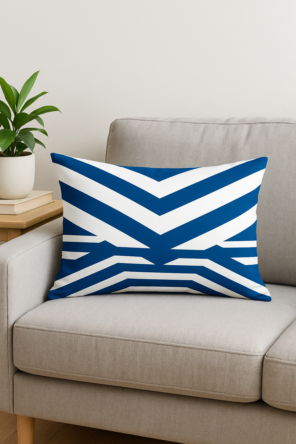 housse de coussin rectangulaire motif animaux marins bleus 30 x 50 cm