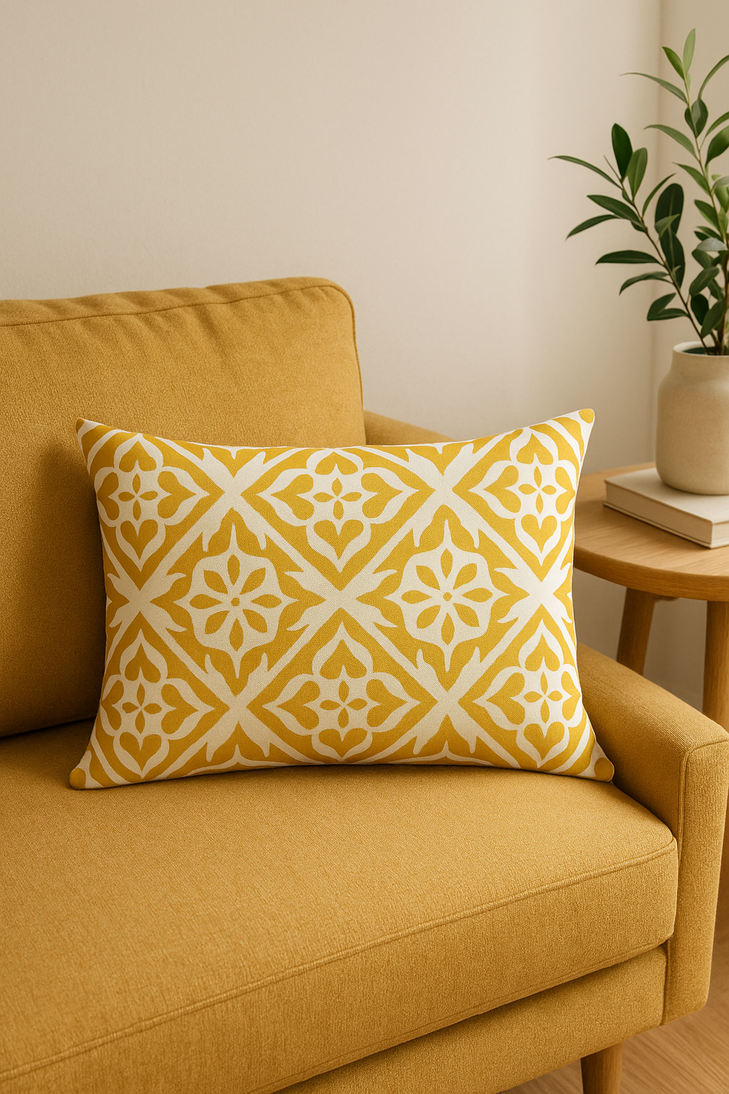 housse de coussin rectangulaire motif géométrique coloré 30 x 50 cm