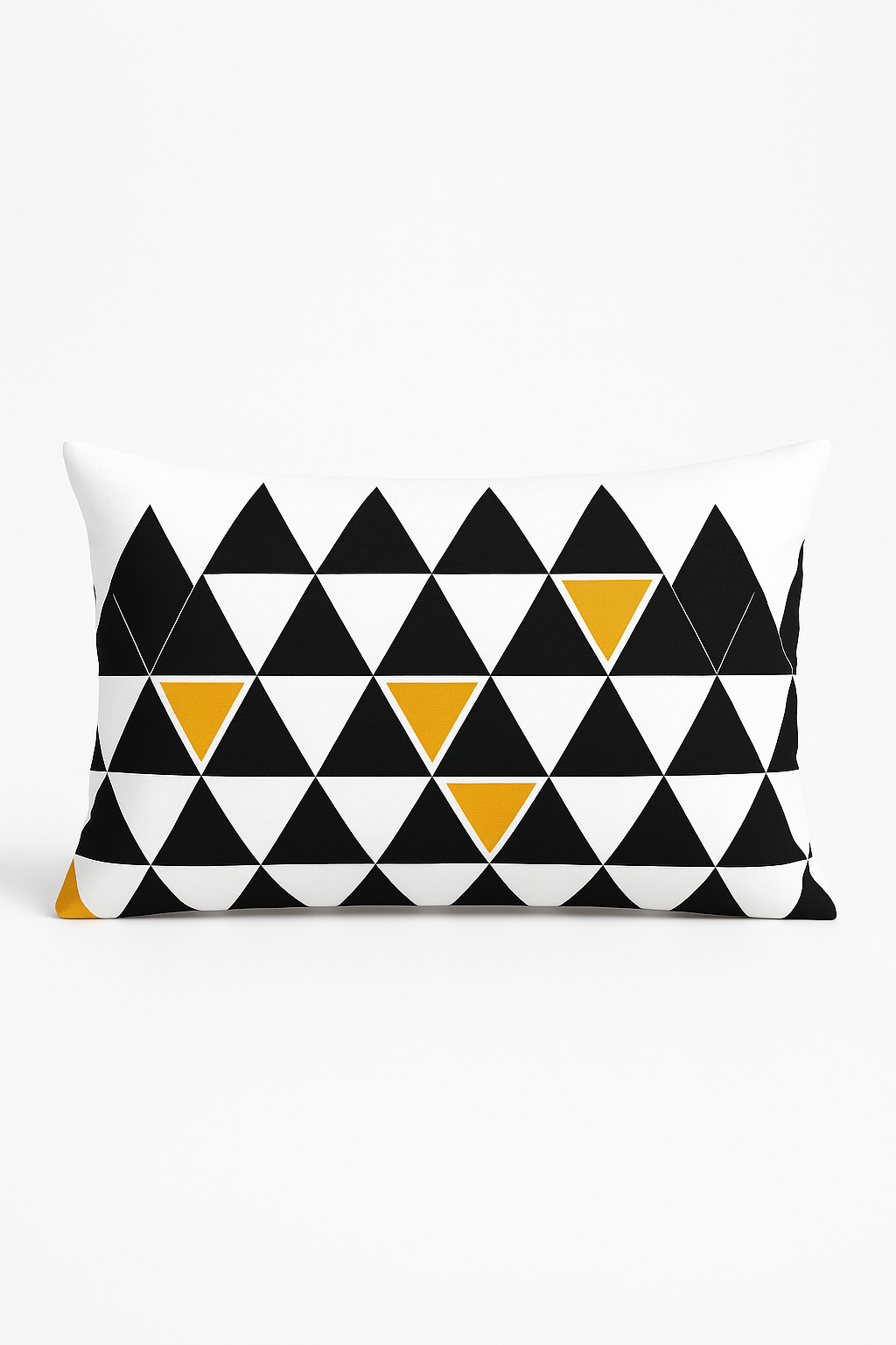 housse de coussin rectangulaire motif géométrique nordique coloré 30x50 cm