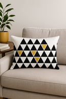 housse de coussin rectangulaire motif géométrique nordique coloré 30x50 cm