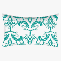 housse de coussin rectangulaire motif mandala géométrique 30 x 50 cm